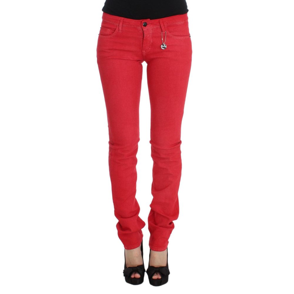 Costume National Red Jeans &amp; Pant