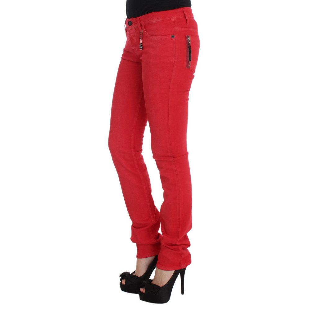 Costume National Red Jeans &amp; Pant