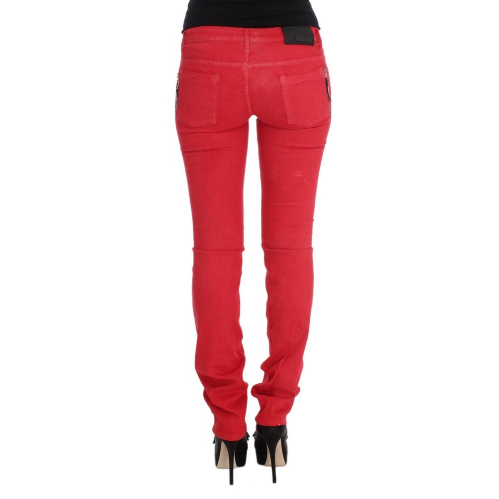 Costume National Red Jeans &amp; Pant