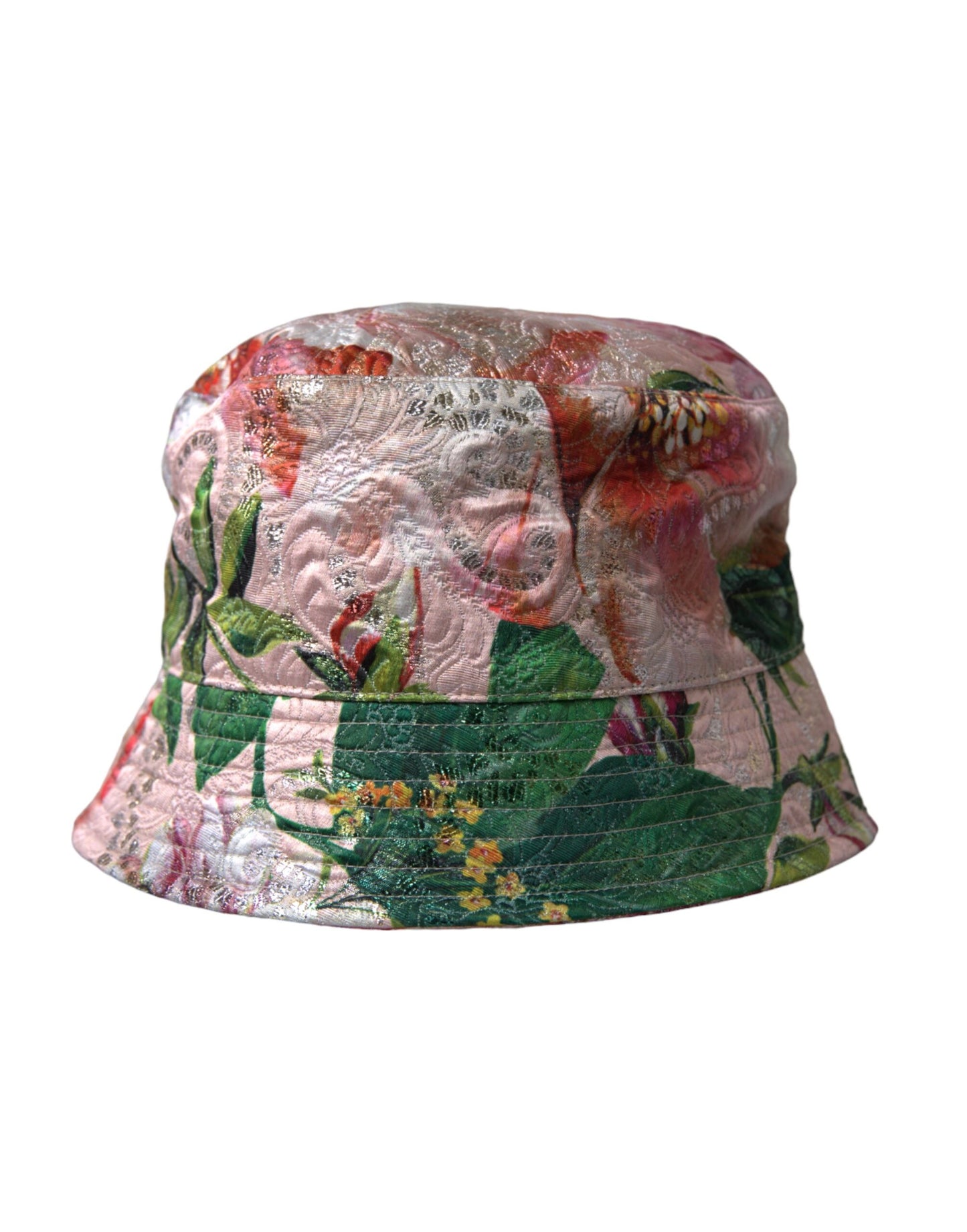 Dolce &amp; Gabbana Multicolor Floral Jacquard Bucket Hat Men