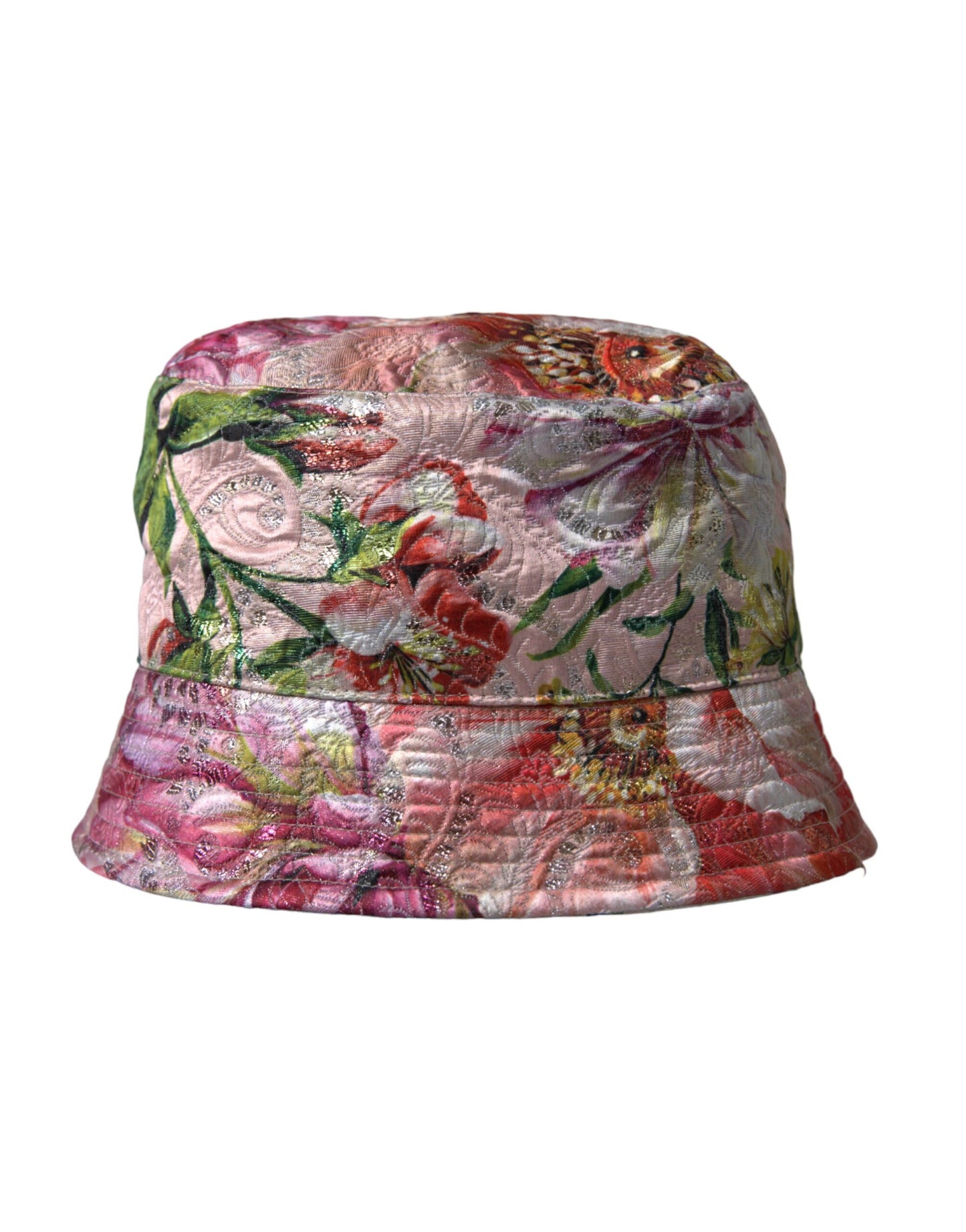 Dolce &amp; Gabbana Multicolor Floral Jacquard Bucket Hat Men