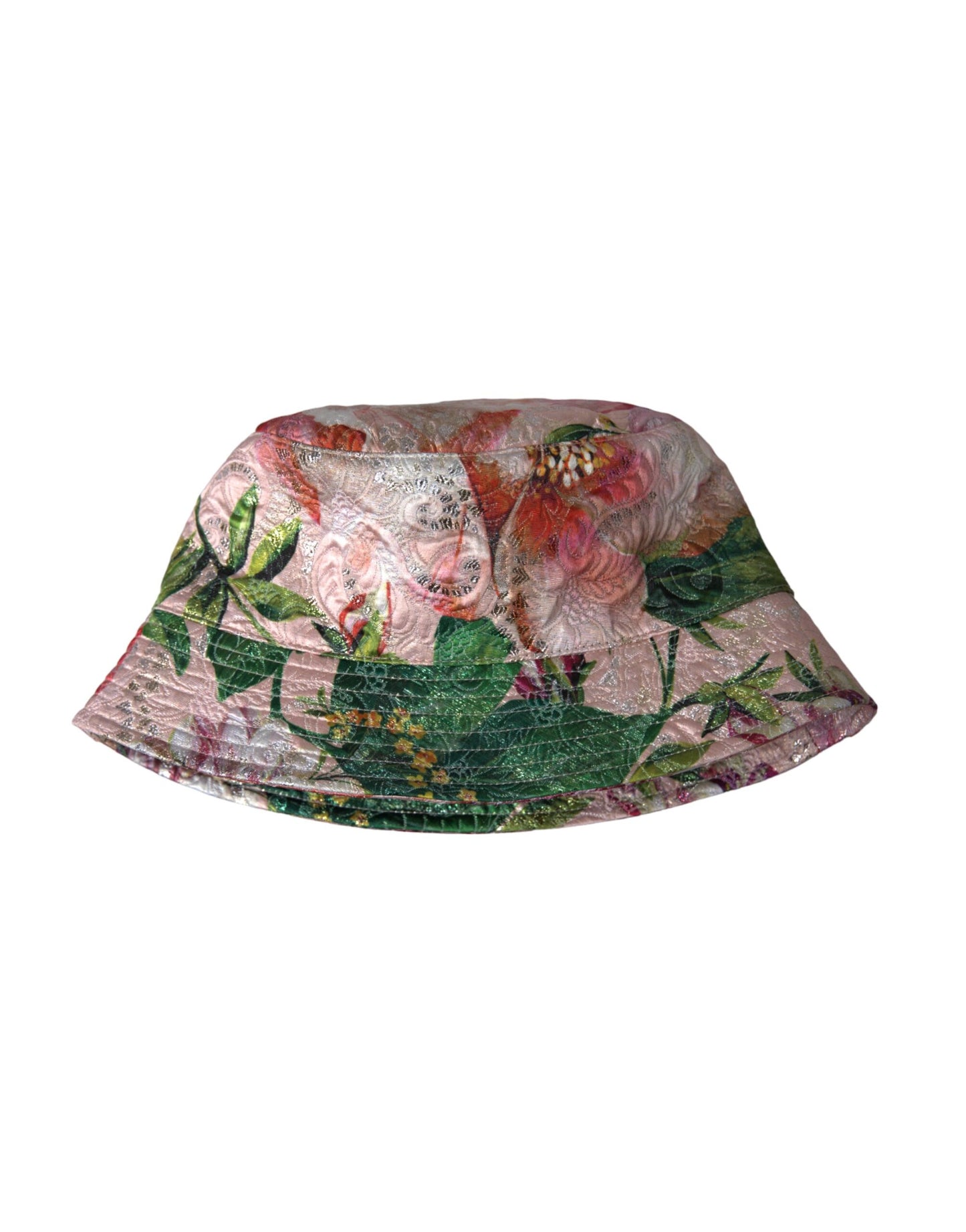 Dolce &amp; Gabbana Multicolor Floral Jacquard Bucket Hat Men