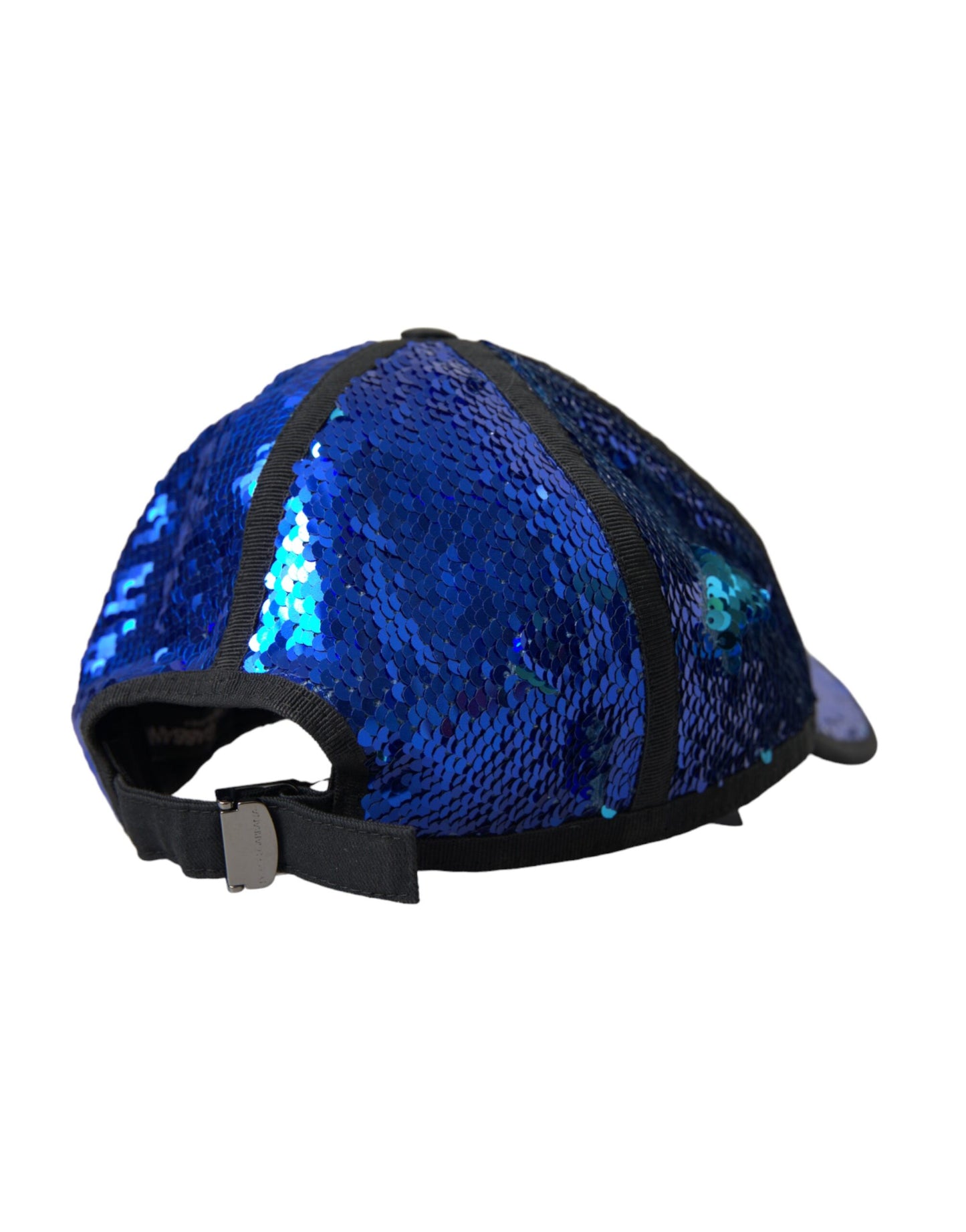 Dolce &amp; Gabbana Royal Blue Sequin Baseball Hat Men