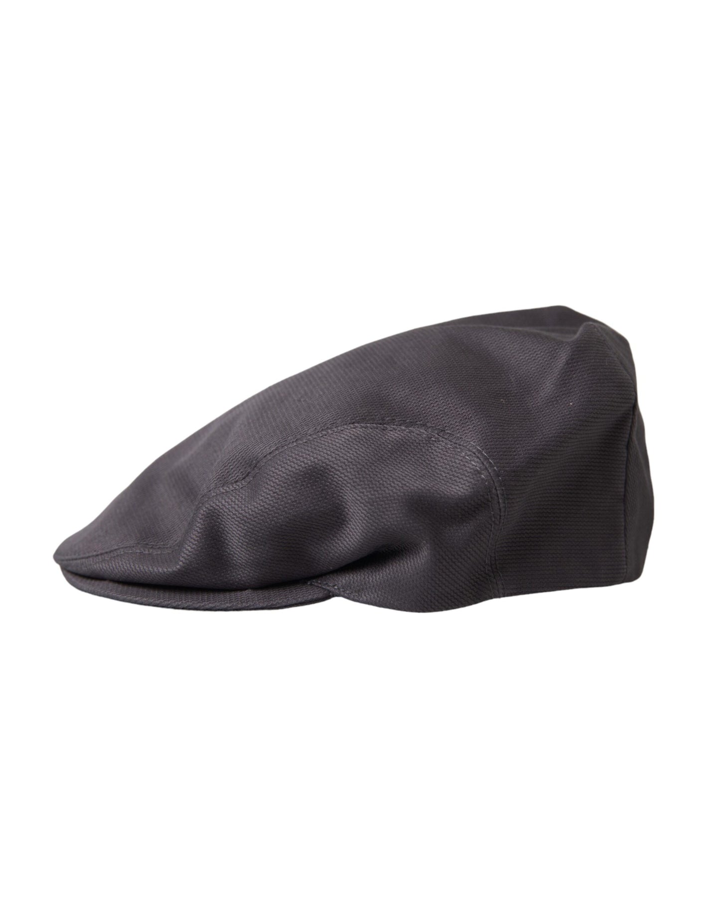 Dolce &amp; Gabbana Gray Cotton Cloth Newsboy Hat Men