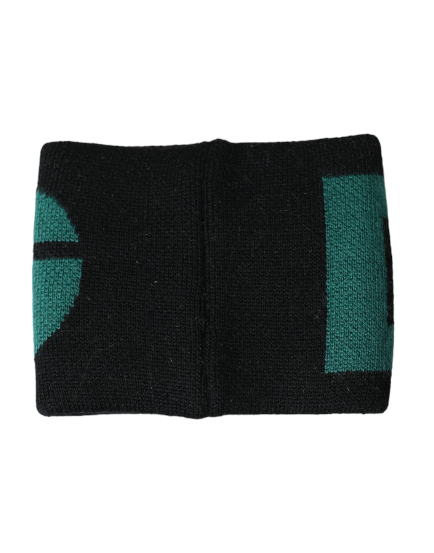 Dolce &amp; Gabbana Black Green Wool Logo #DGMILLENNIALS Wristband