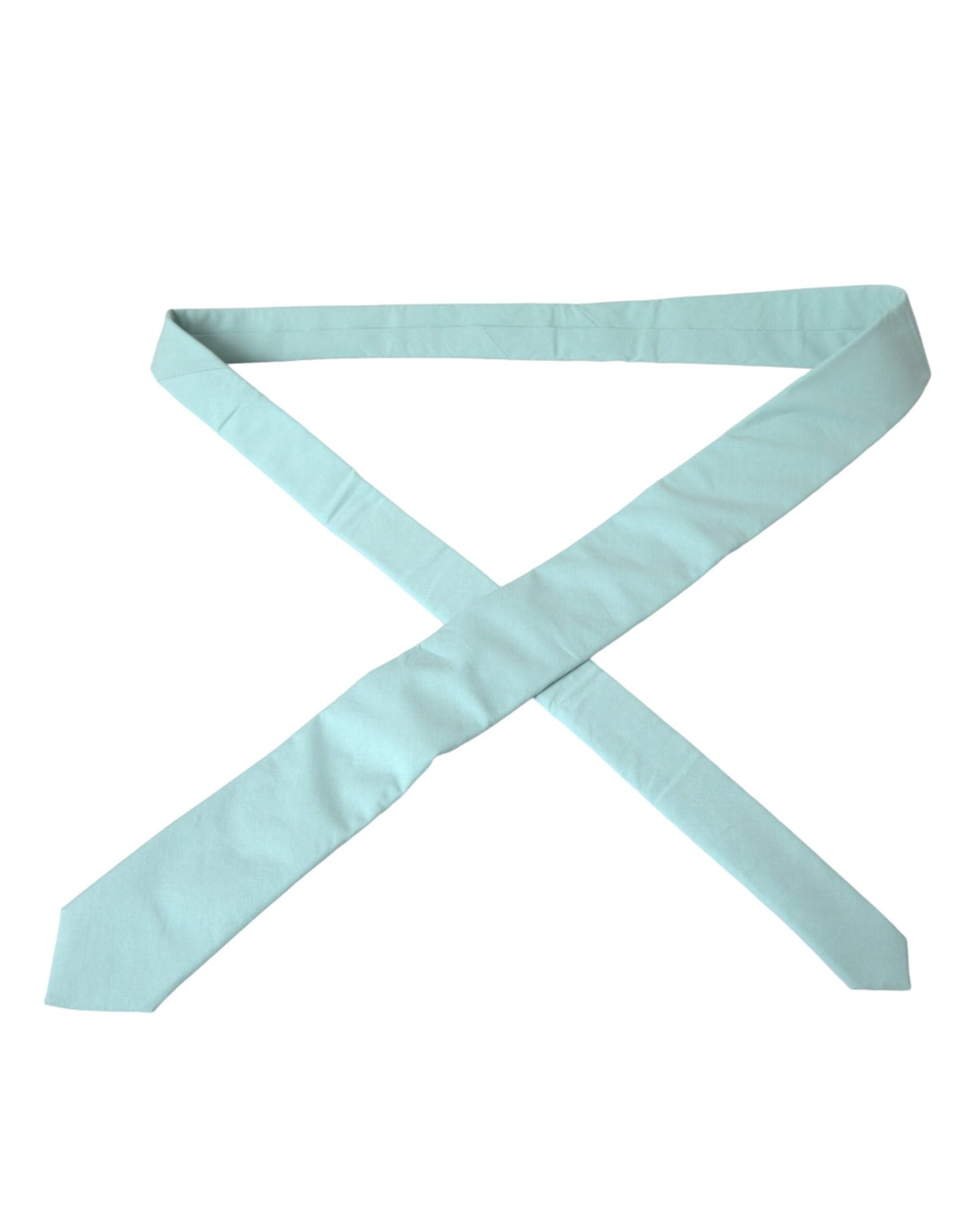 Dolce &amp; Gabbana Mint Green Cotton Adjustable Tie Men