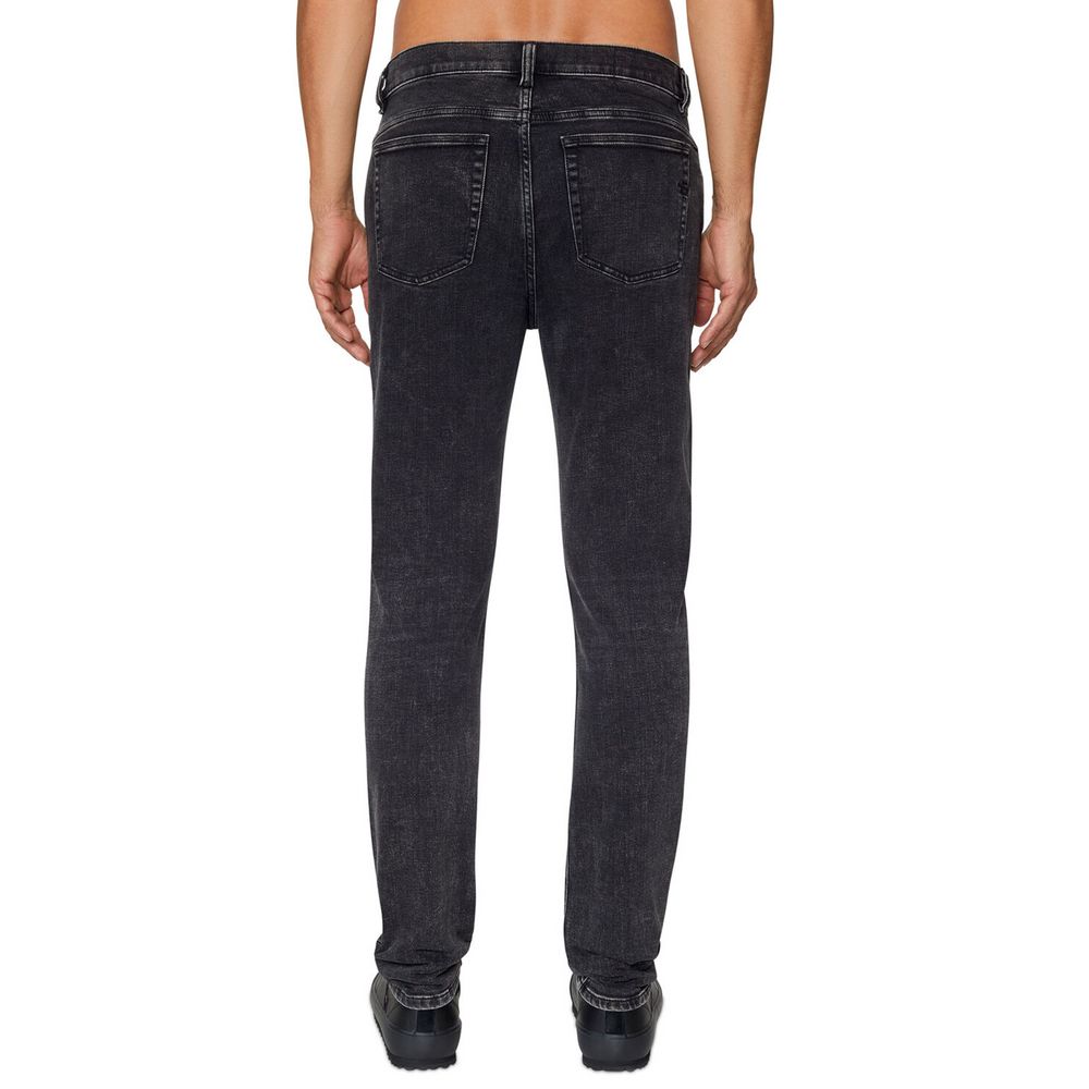 Diesel Black Cotton Jeans &amp; Pant