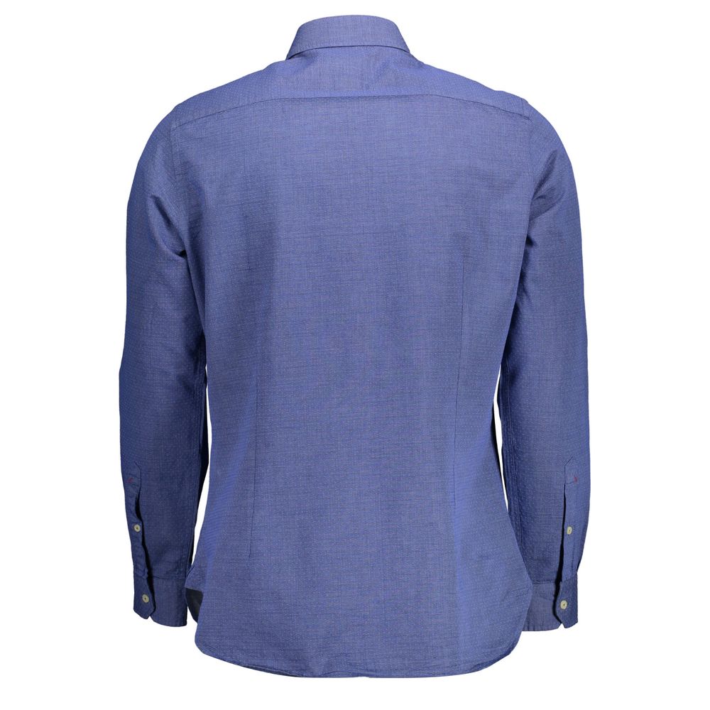 U.S. POLO ASSN. Blue Cotton Men Shirt