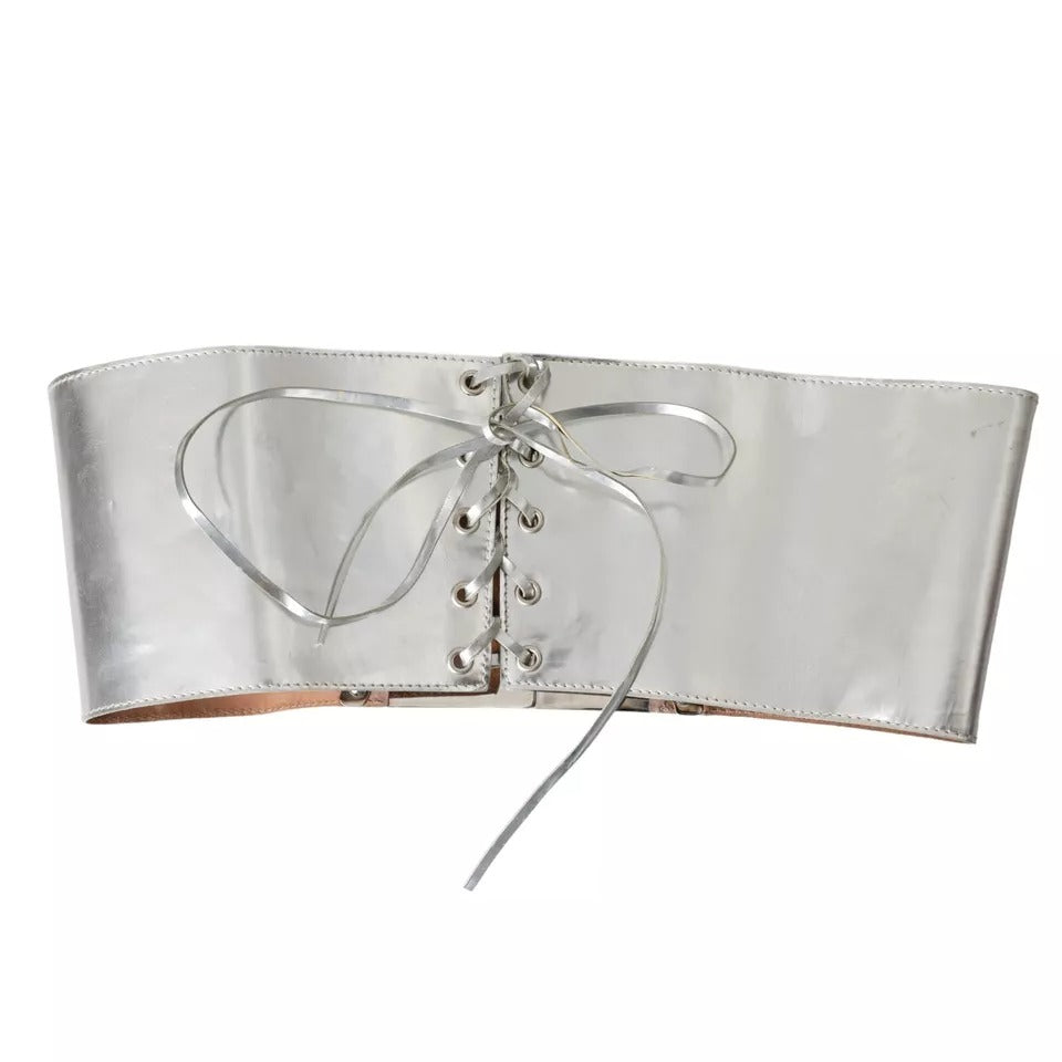 Dolce & Gabbana Silver Tone Brass Embellished Waist Belt