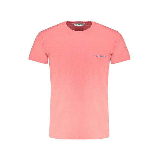 Trussardi Pink Cotton T-Shirt