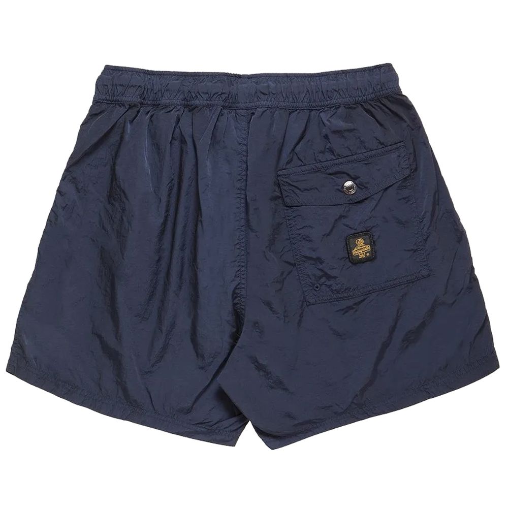 Refrigiwear Blue Nylon Men Swim Trunks