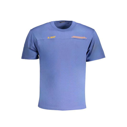 K-WAY Blue Cotton T-Shirt