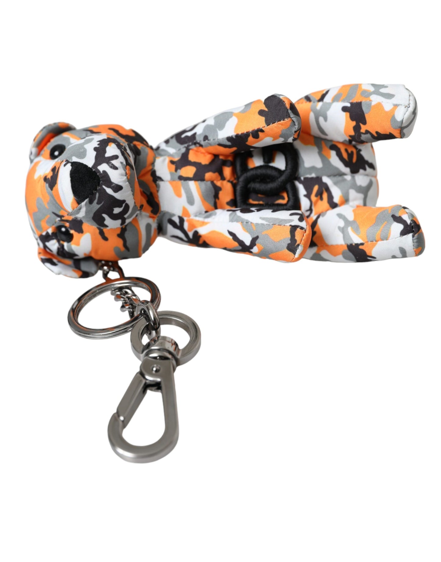 Dolce &amp; Gabbana Multicolor Camouflage Animal Silhouette Keychain Keyring