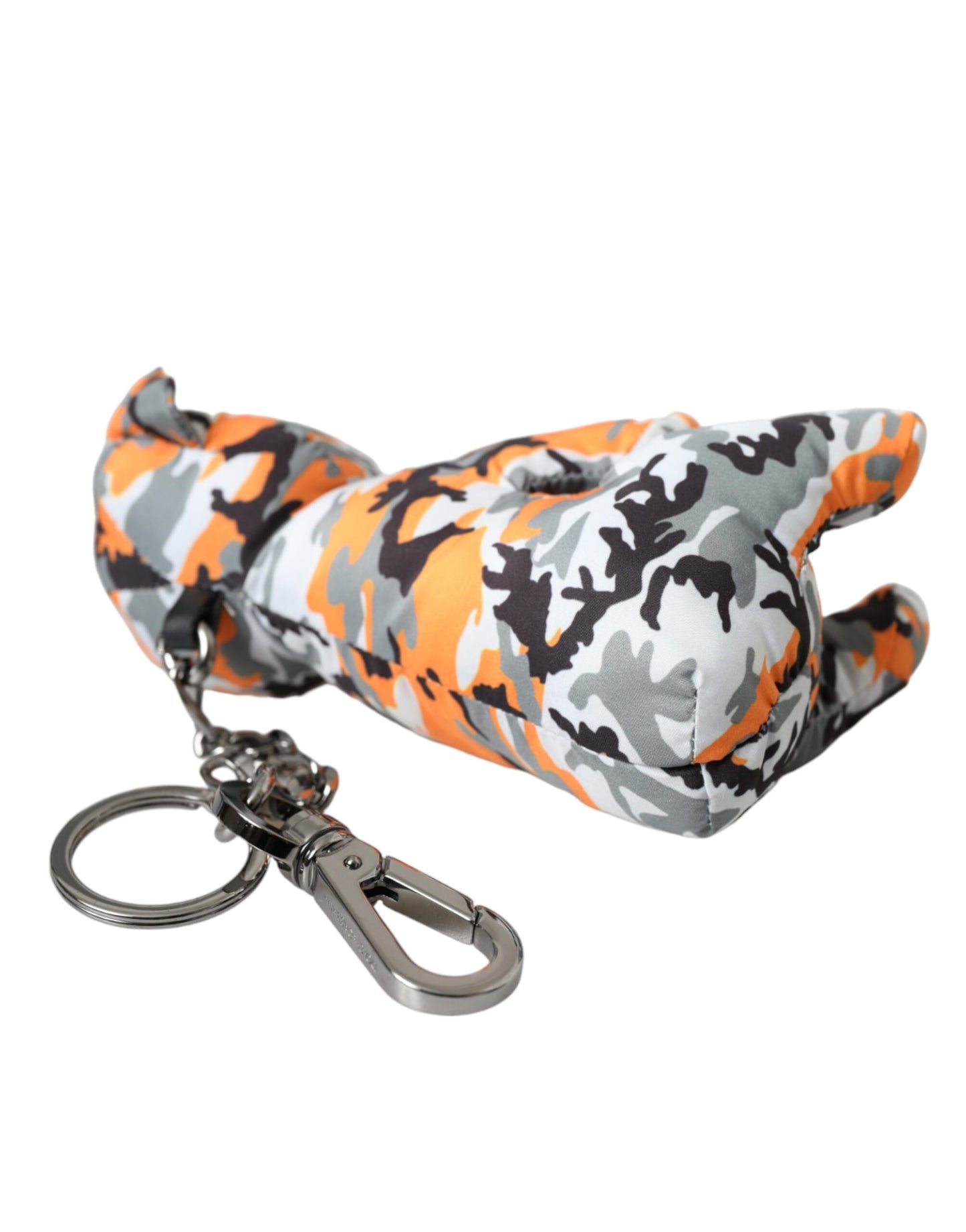 Dolce &amp; Gabbana Multicolor Camouflage Animal Silhouette Keychain Keyring