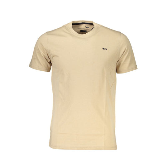 Harmont & Blaine Beige Cotton T-Shirt