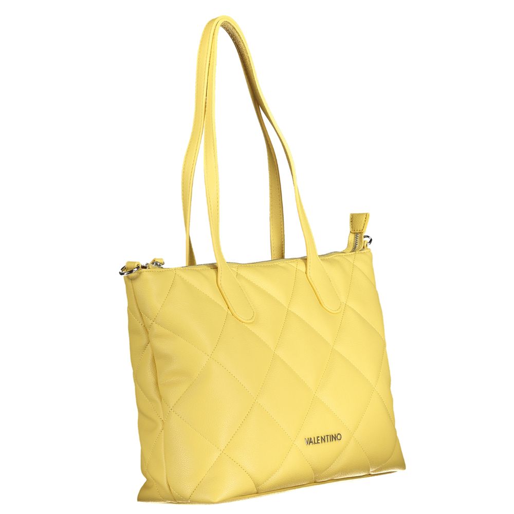 Valentino Bags Yellow Polyethylene Handbag