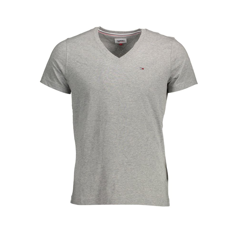 Tommy Hilfiger Gray Cotton T-Shirt