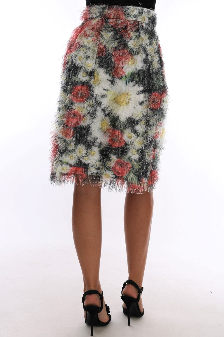 Dolce &amp; Gabbana Floral Elegance Knee-Length Skirt