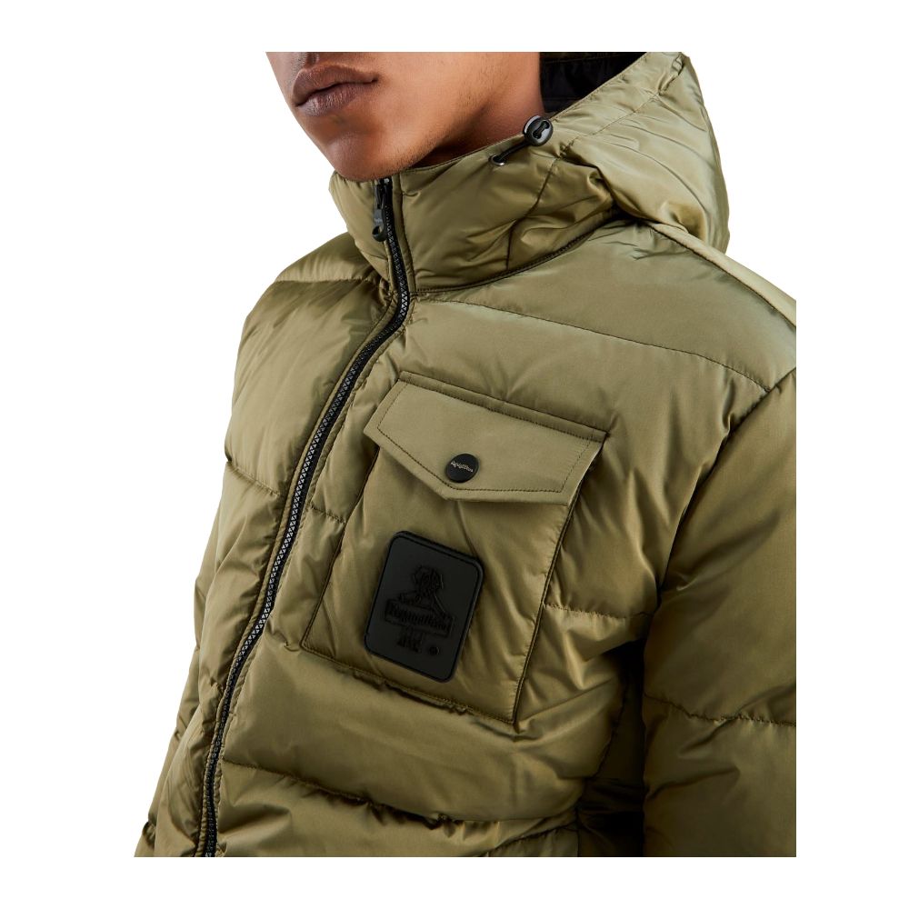 Refrigiwear Green Nylon Men Jacket