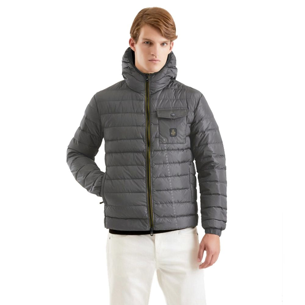 Refrigiwear Gray Nylon Men's Jacket