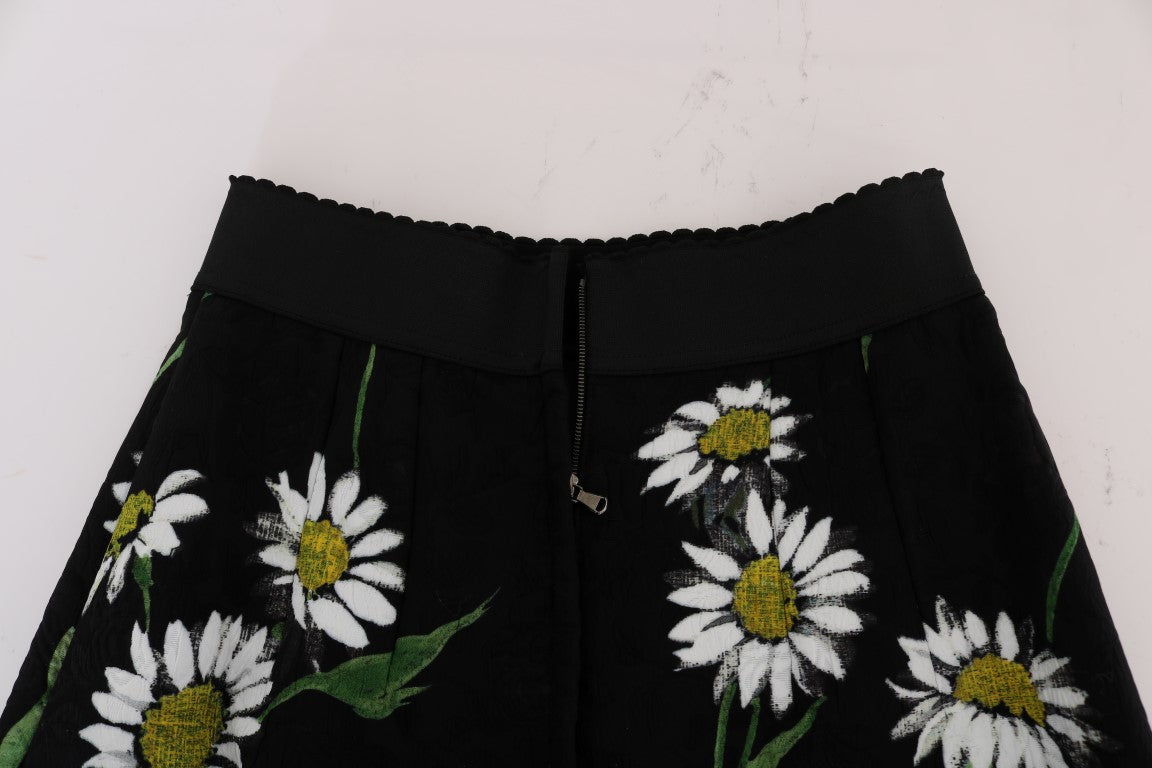 Dolce &amp; Gabbana Embellished A-Line Mid-Calf Skirt