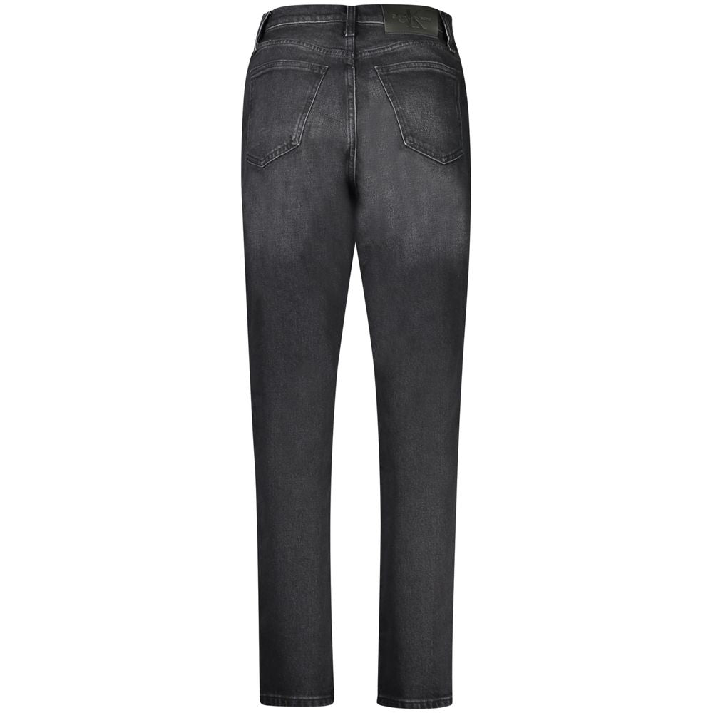 Calvin Klein Black Cotton Women Jeans