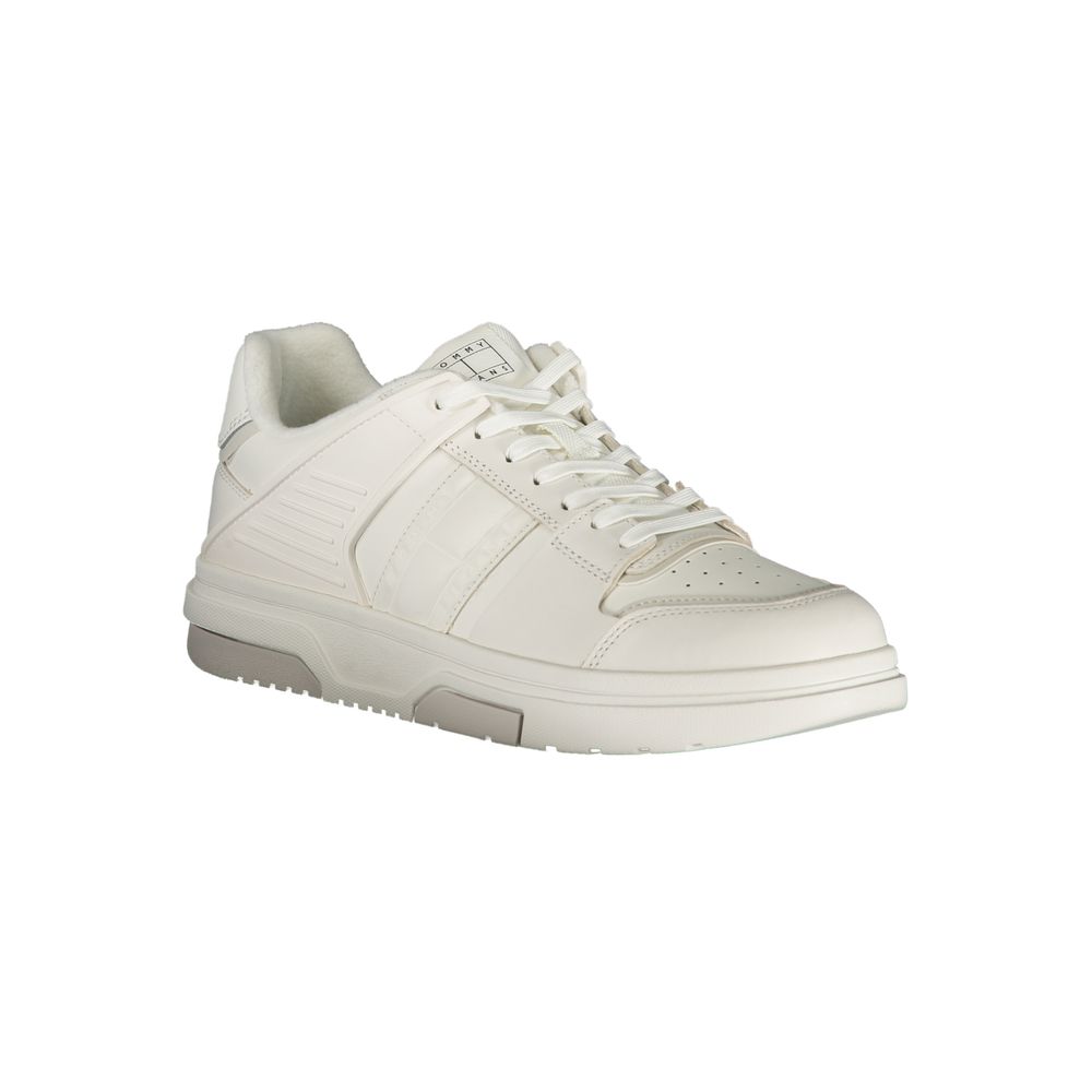 Tommy Hilfiger White Leather Men Sneaker