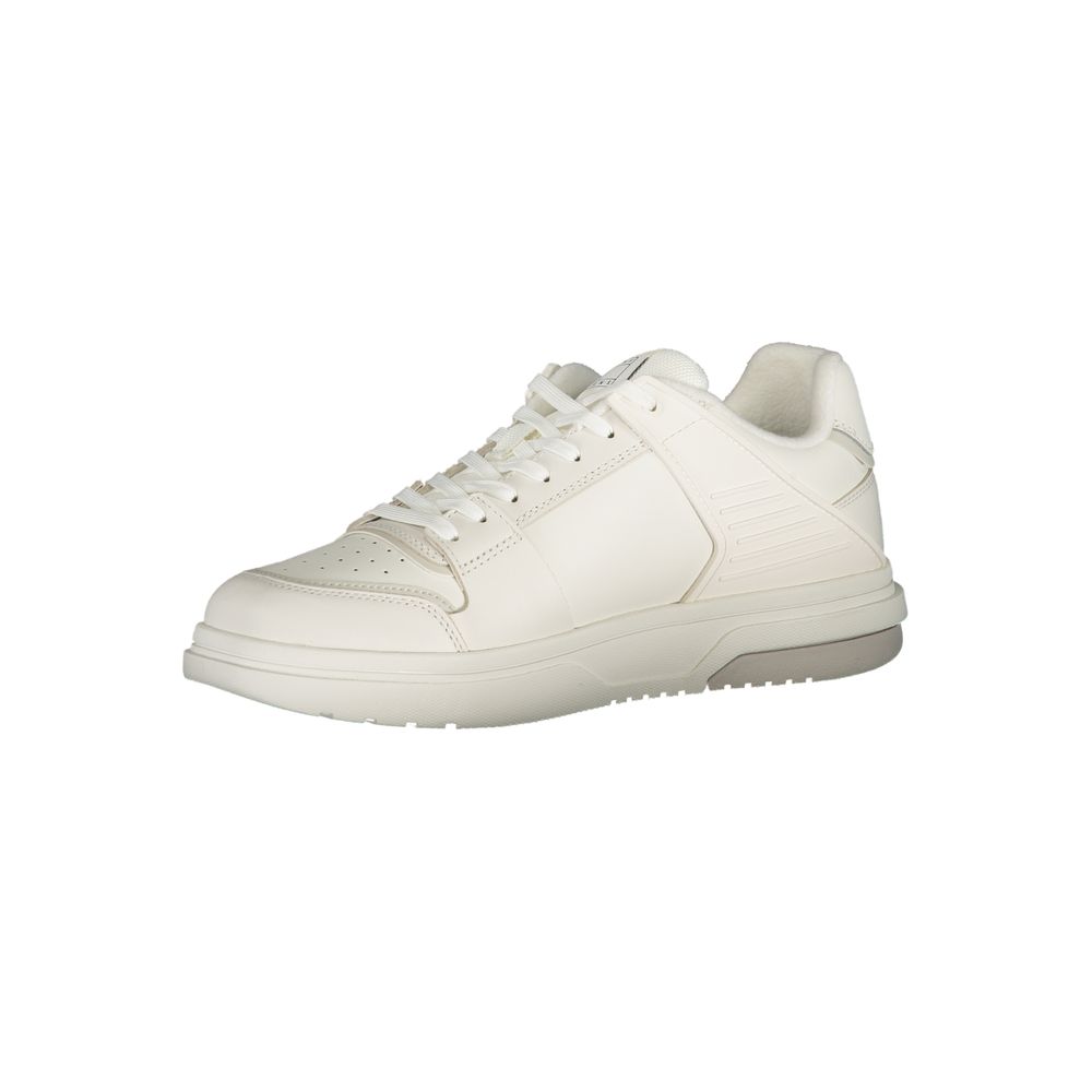 Tommy Hilfiger White Leather Men Sneaker