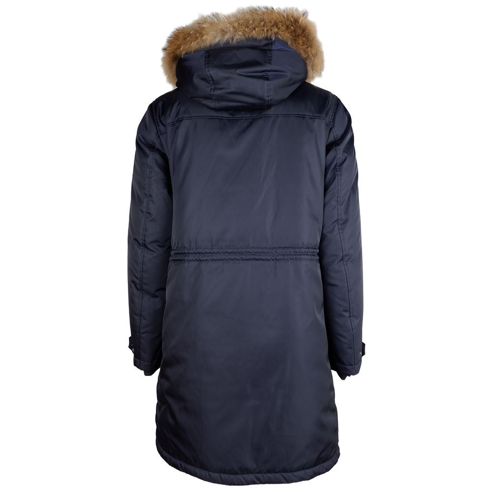 Add Blue Nylon Men Down Jacket