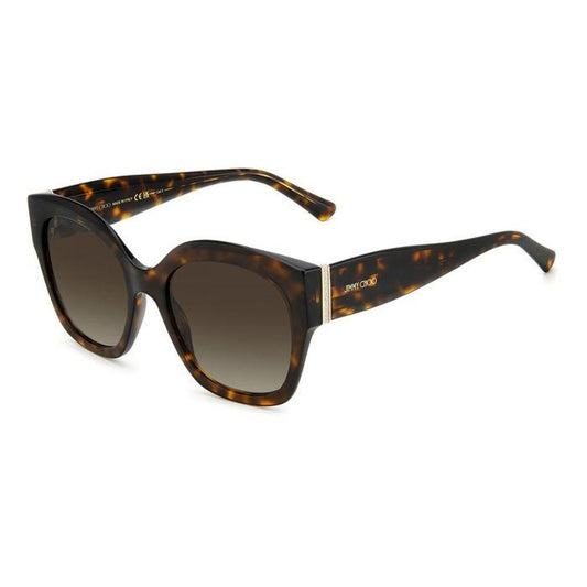 Jimmy Choo Brown Acetate Sunglasses