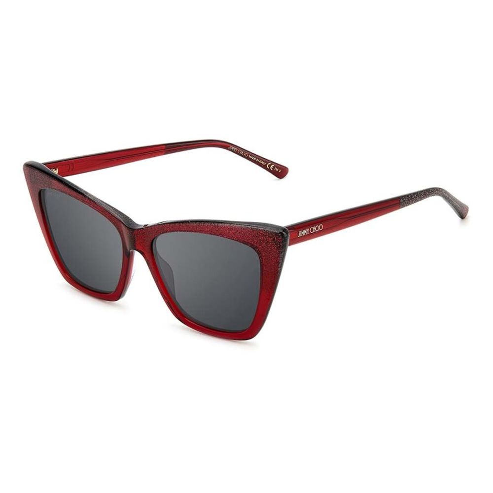 Jimmy Choo Red Acetate Sunglasses