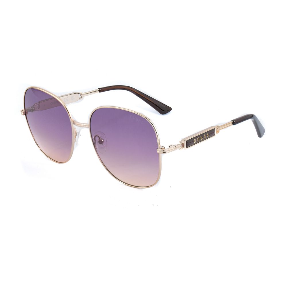 Guess Gold Metal Sunglasses