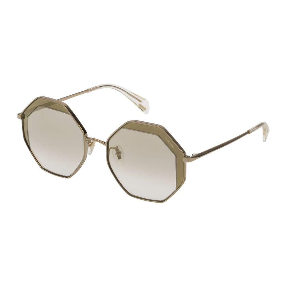 Police Gold Metal Sunglasses