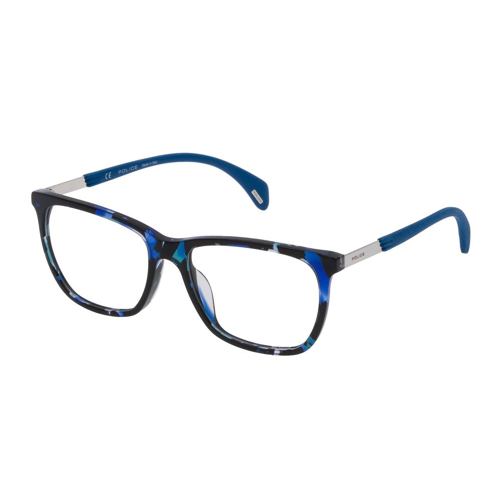 Police Blue Metal Frames