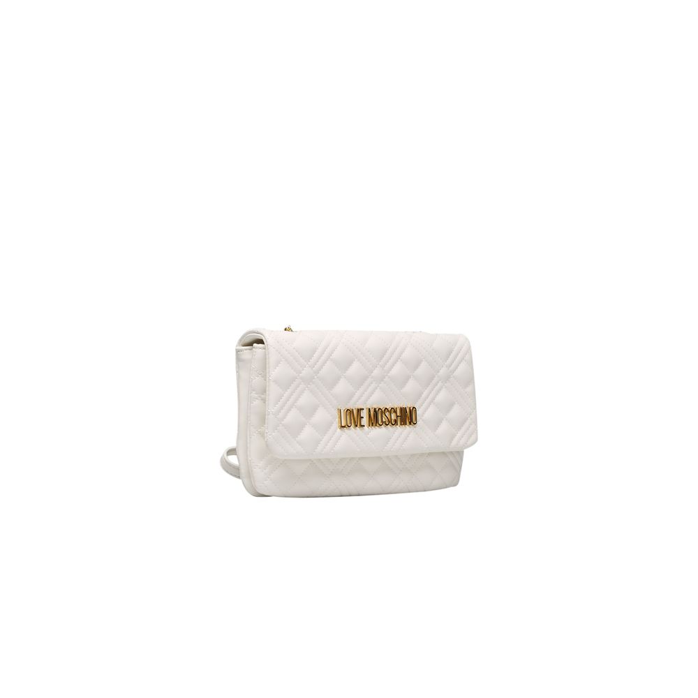 Love Moschino White Polyethylene Women Crossbody Bag