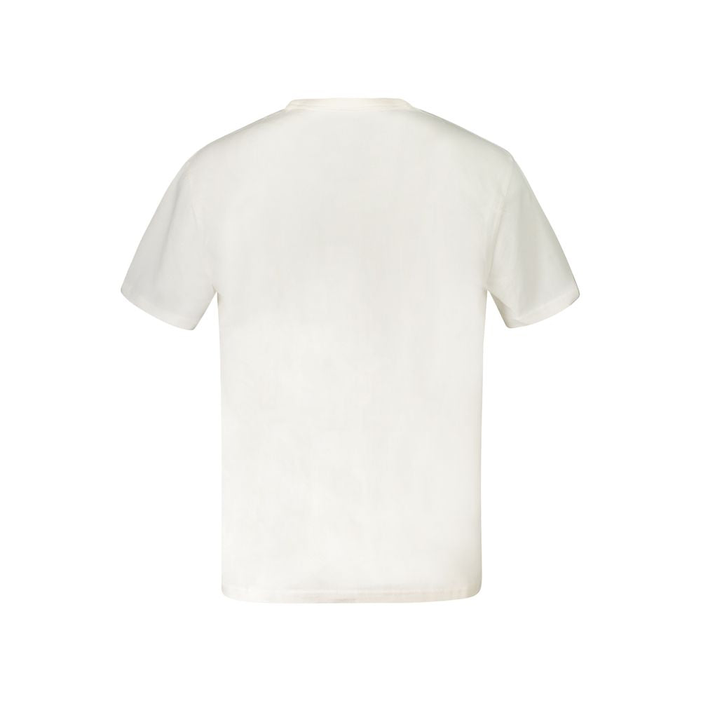 Tommy Hilfiger White Cotton Men T-Shirt