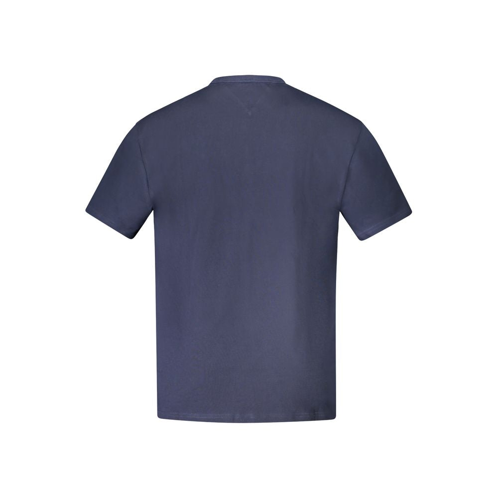 Tommy Hilfiger Blue Cotton Men T-Shirt