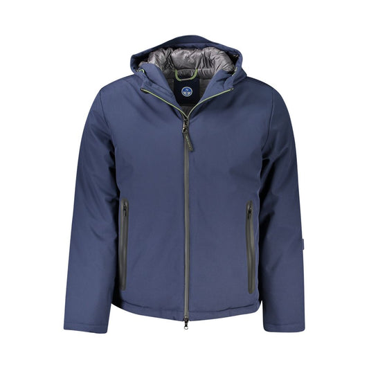 North Sails Blue Polyester Men Jacket