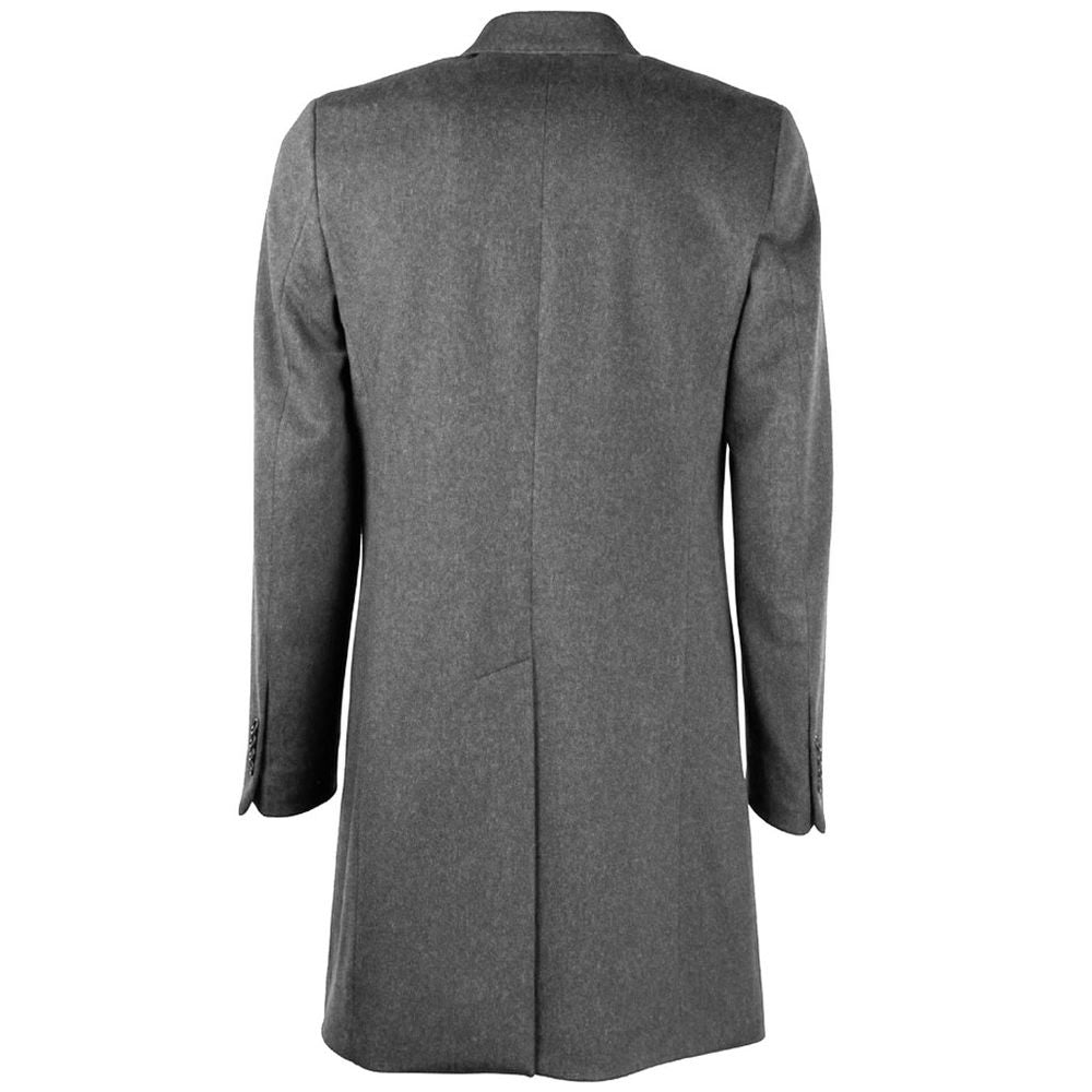 Made in Italy Gray Wool Men's Jacket