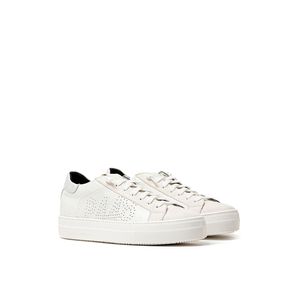 P448 White Leather Sneaker