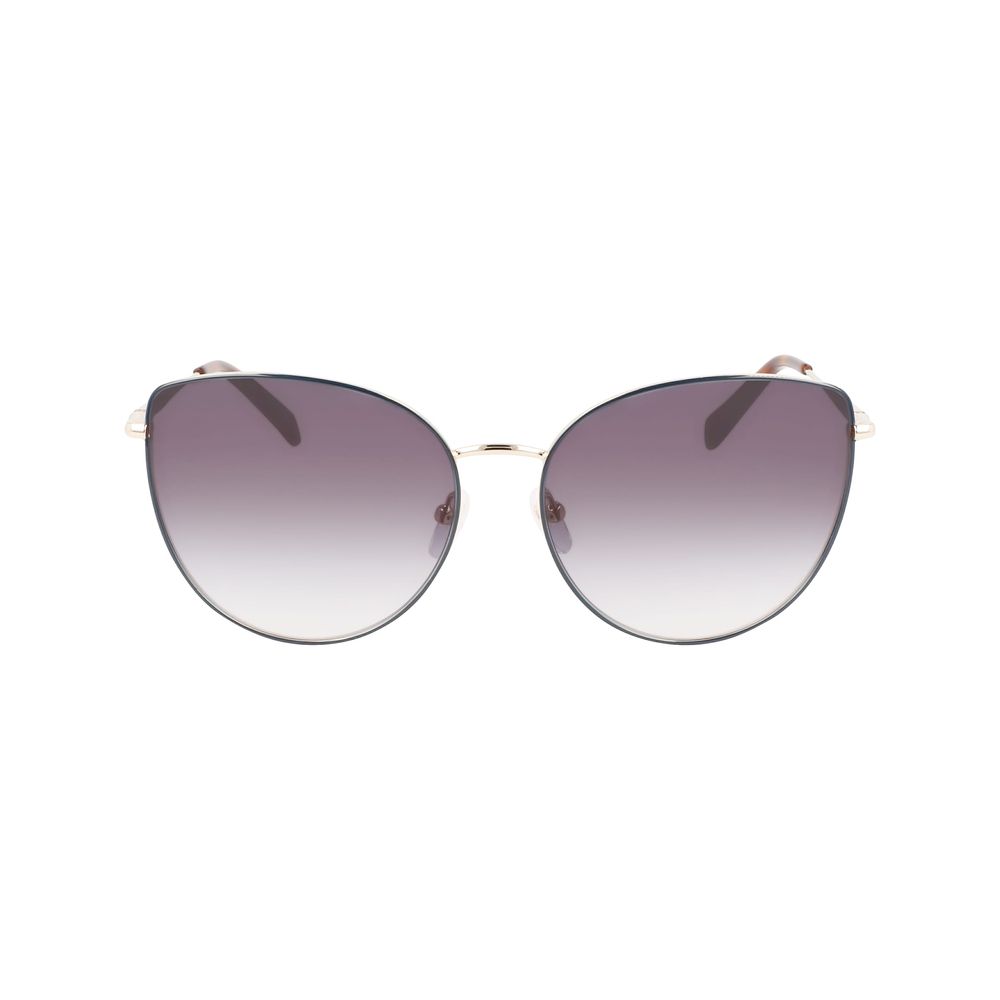 Longchamp Gold Metal Sunglasses