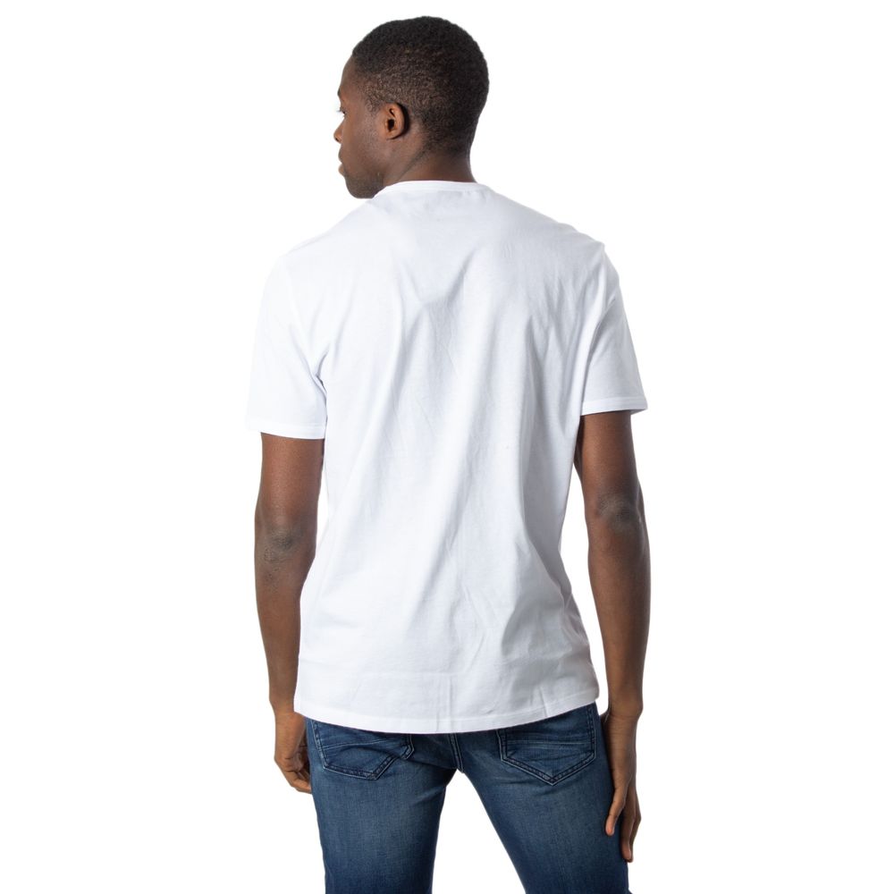 Armani Exchange White Cotton T-Shirt