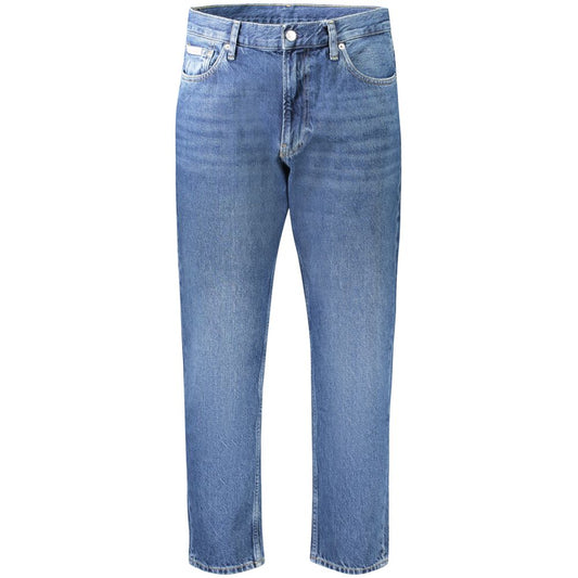 Calvin Klein Blue Cotton Men Jeans