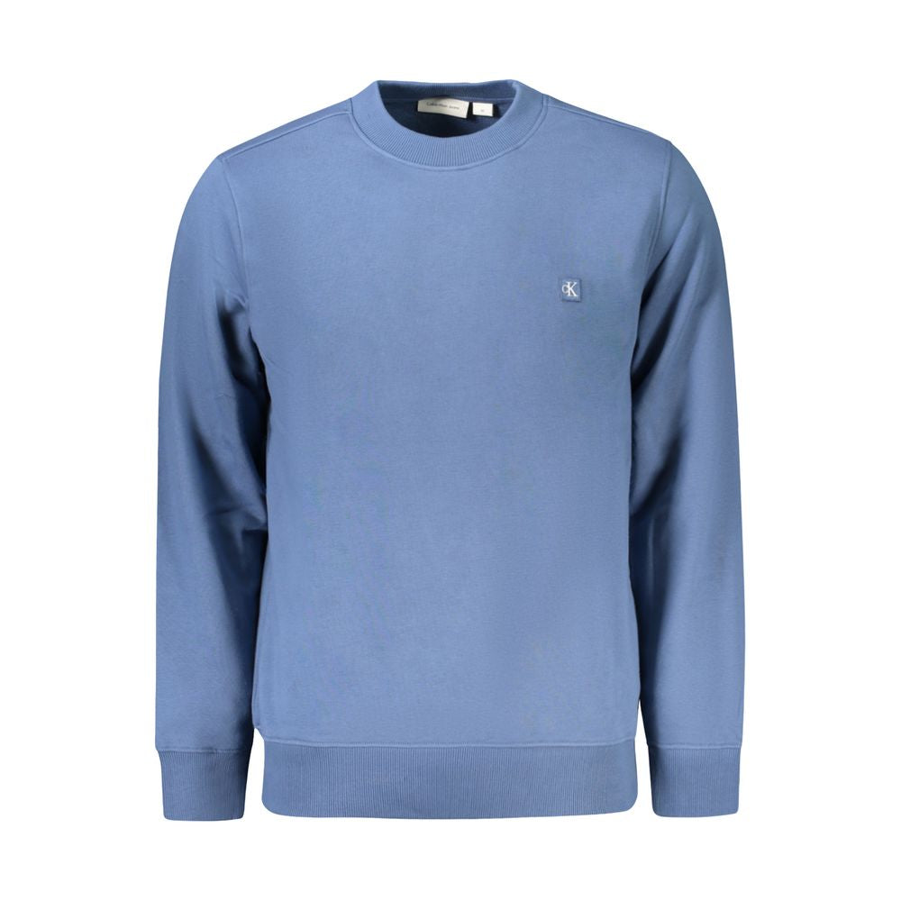 Calvin Klein Blue Cotton Men Sweater