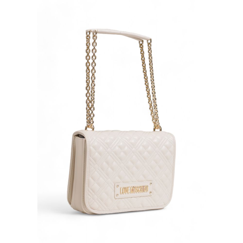 Love Moschino Beige Polyethylene Handbag