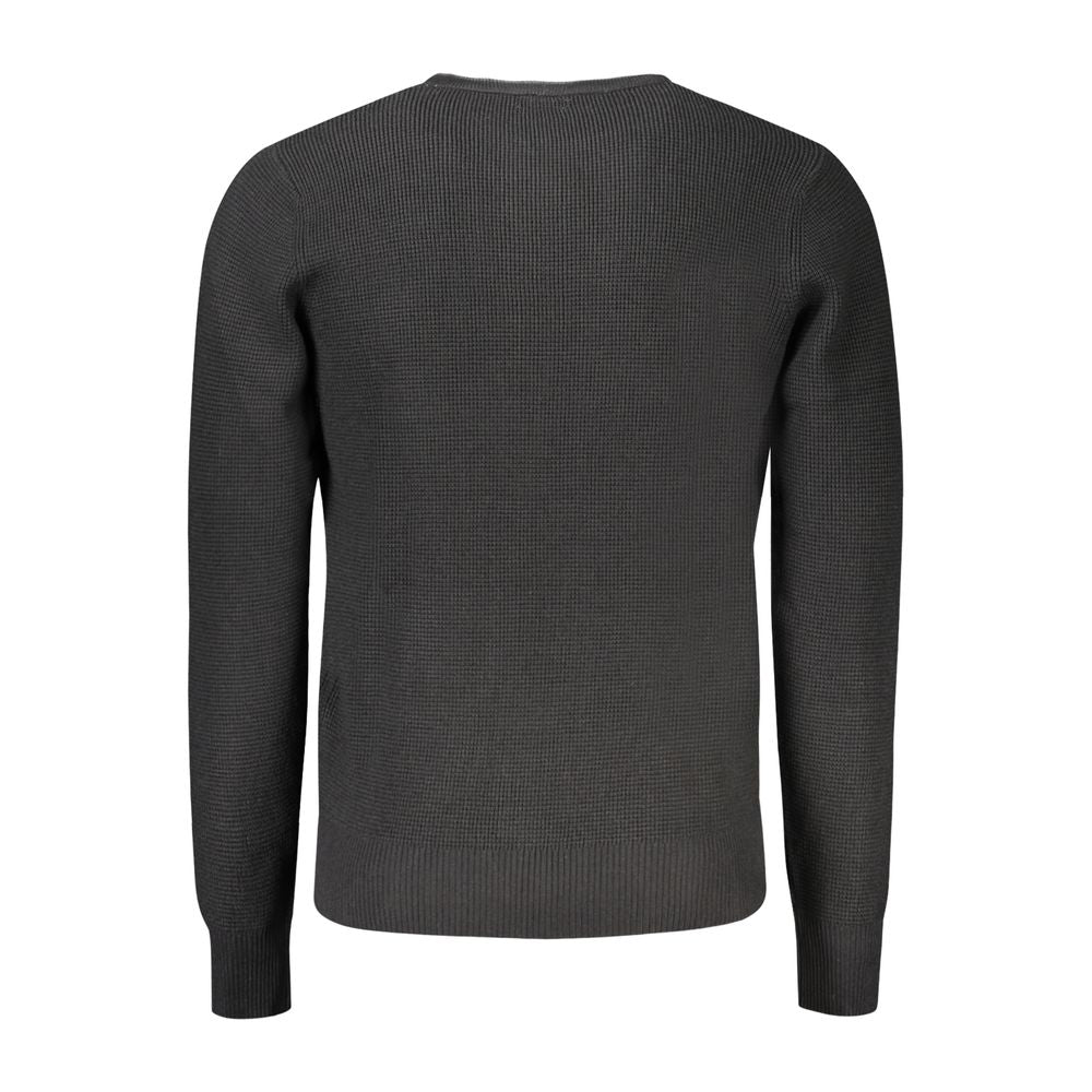 Rifle Black Viscose Men Sweater