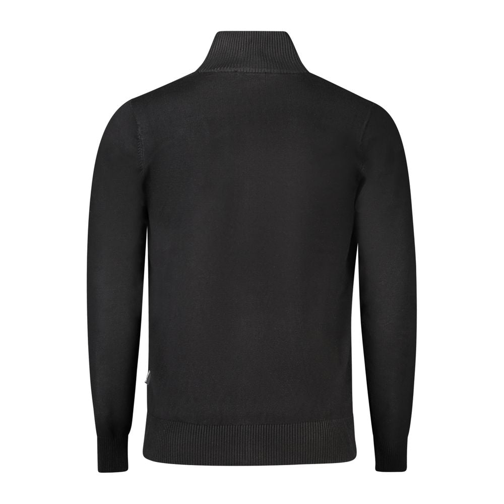 Coveri Moving Black Viscose Men Sweater