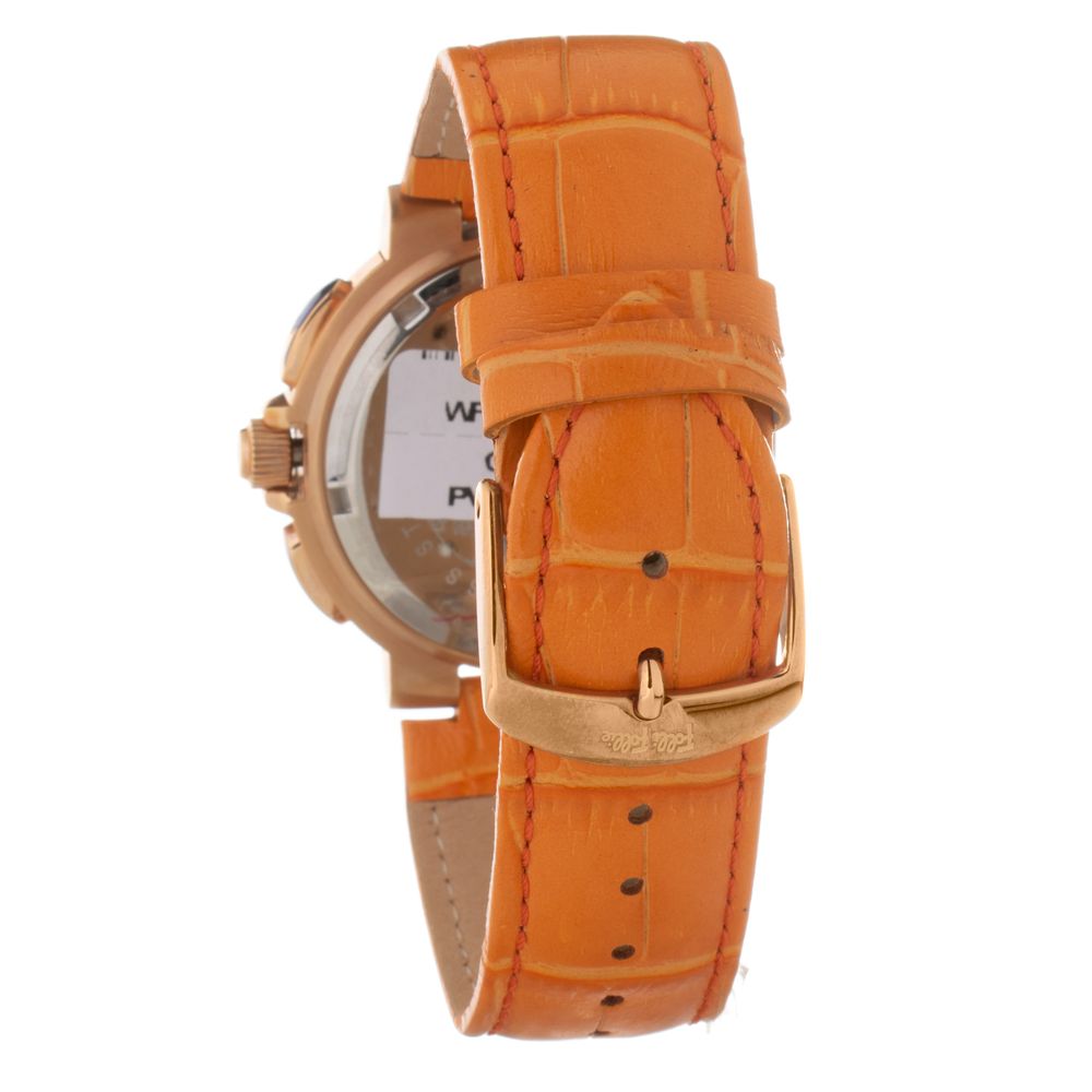 Folli Follie Orange Leather Watch