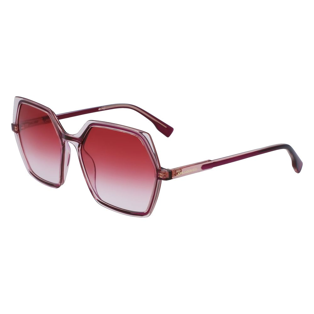 Karl Lagerfeld Red Injected Sunglasses