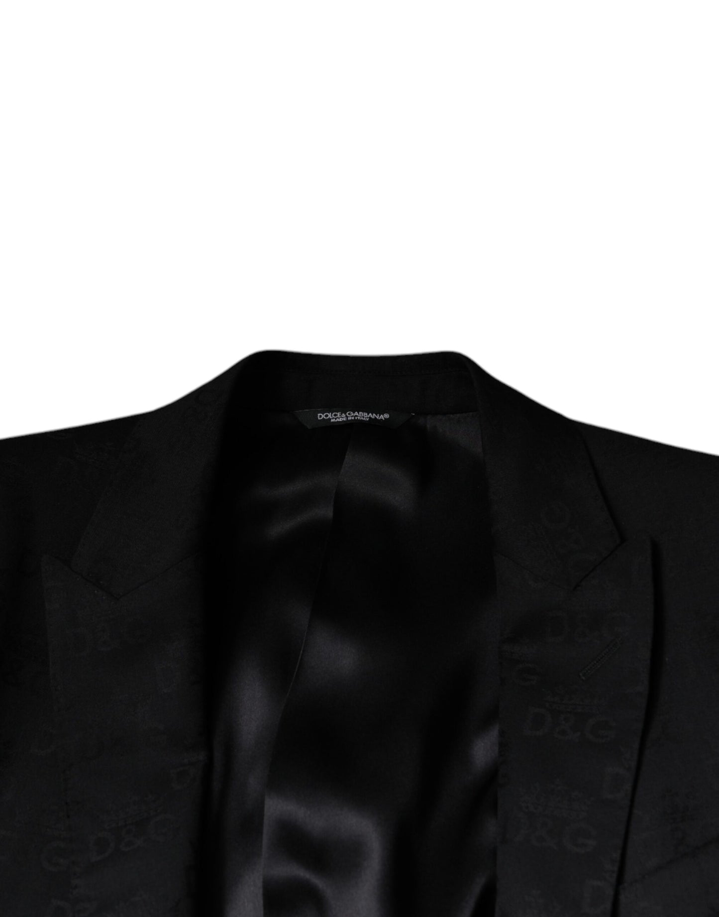 Dolce & Gabbana Black Wool Single Breasted Formal Blazer